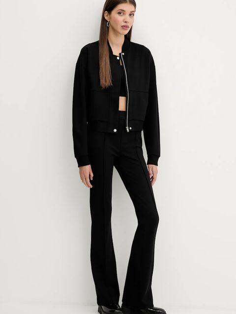 HUGO spodnie damskie kolor czarny proste high waist 50542730 - zdjęcie produktu nr 2