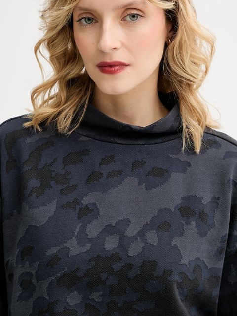 G-Star bluza bawełniana 0 damska kolor granatowy wzorzysta D27169.E150