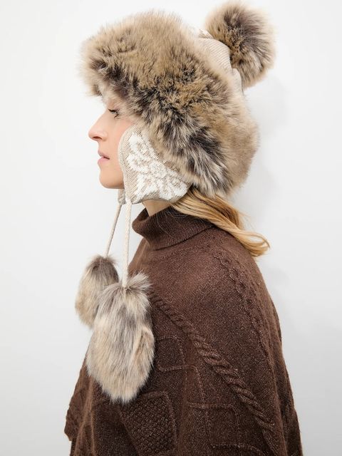 Answear.LAB czapka kolor beżowy