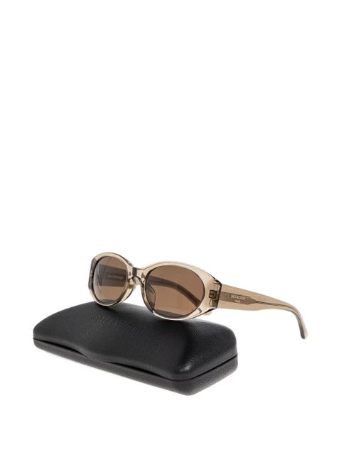 Balenciaga Eyewear oval-frame sunglasses - Brown