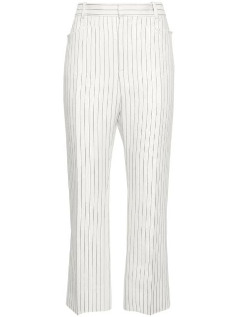 TOM FORD striped straight-leg trousers - White - zdjęcie produktu nr 1