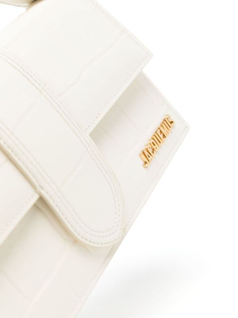 Jacquemus Le Grand Bambino leather mini bag - White