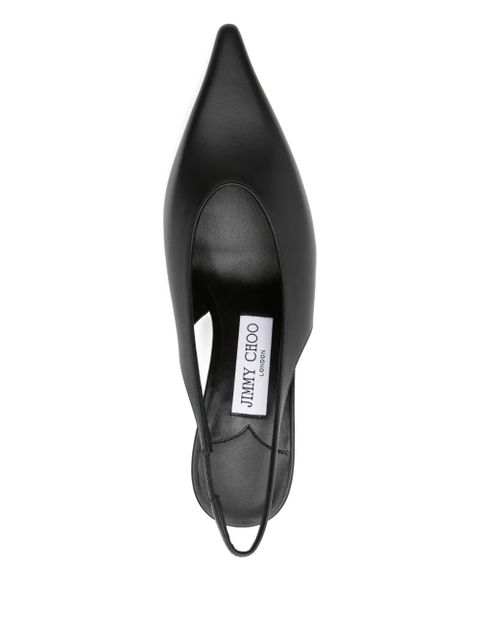 Jimmy Choo 85mm Isa slingback heeled pumps - Black