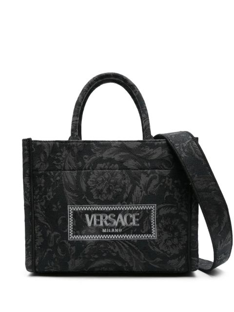 Versace small Barocco Athena tote bag - Grey - zdjęcie produktu nr 1