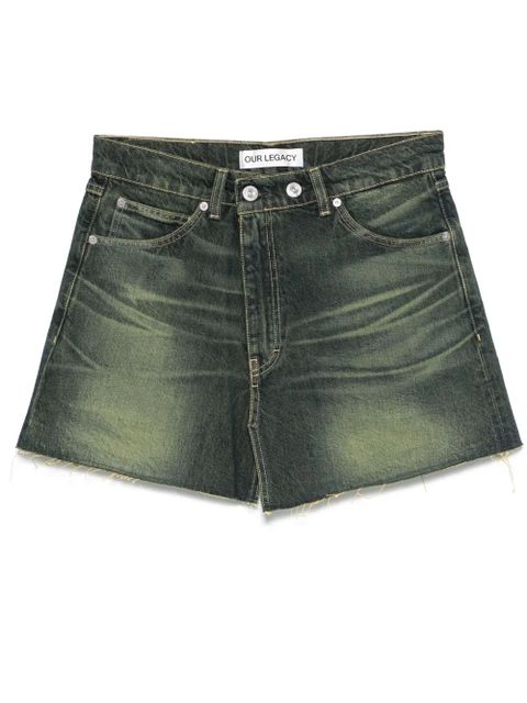 OUR LEGACY Cover mini skirt - Blue - zdjęcie produktu nr 1