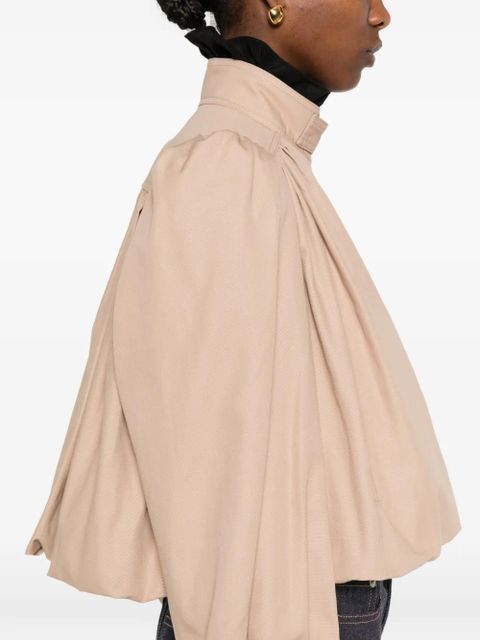 Chloé zipped bomber jacket - Brown