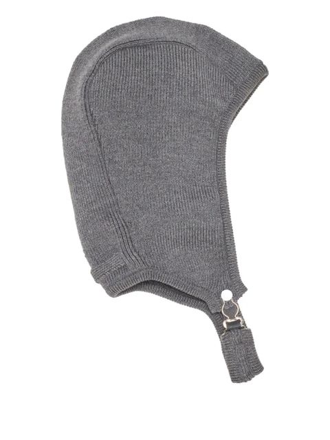 Jean Paul Gaultier garter-ribbed beanie - Grey - zdjęcie produktu nr 1