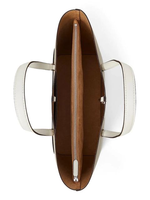 Lauren Ralph Lauren torebka skórzana kolor beżowy 431974511 - zdjęcie produktu nr 2