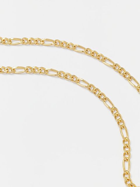 Tom Wood naszyjnik pozłacany Bo Chain Medium Gold - zdjęcie produktu nr 2