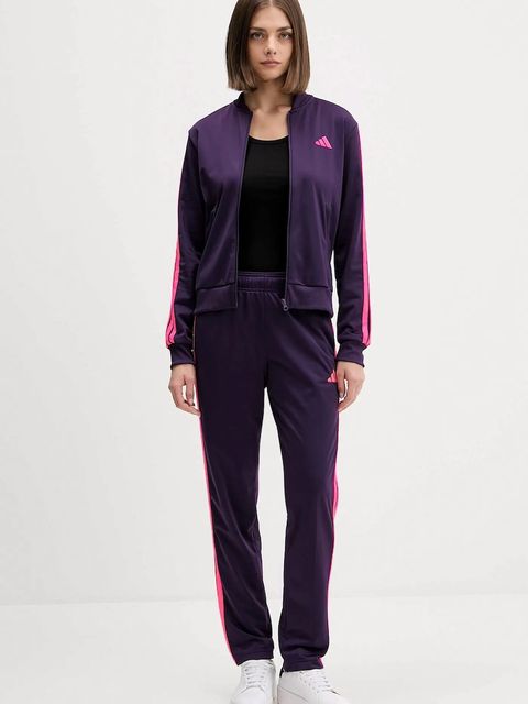 adidas dres Ess 3S damski kolor fioletowy JX0510 - zdjęcie produktu nr 1