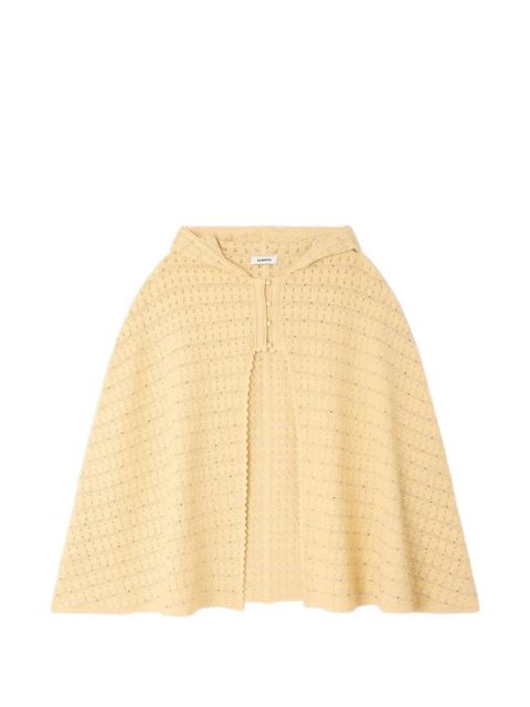 SANDRO rhinestone hooded cape - Neutrals - zdjęcie produktu nr 1