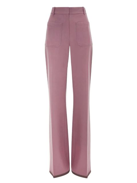 Victoria Beckham Alina pocket-detail trousers - Pink - zdjęcie produktu nr 1