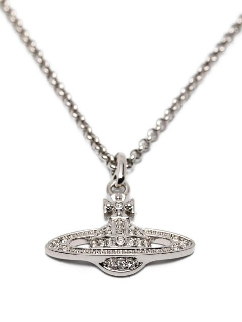 Vivienne Westwood Mini Bas Relief Pendant n ecklace - Silver