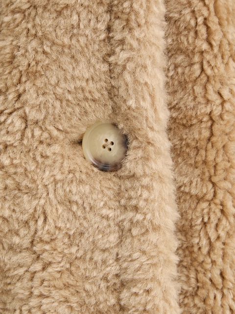 BOSS Orange płaszcz kolor beżowy 50548583