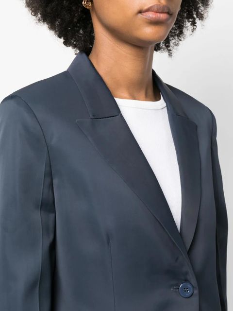 Jil Sander single-breasted blazer - Blue