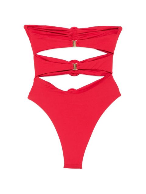 La Reveche Vesna cut-out swimsuit - Red