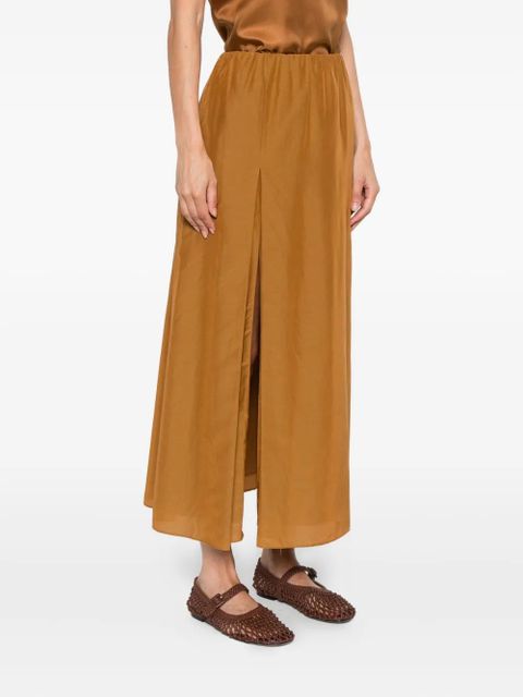 LouLou de Saison Carmen split-front midi skirt - Brown - zdjęcie produktu nr 2