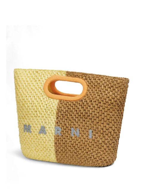 Marni cutout handles clutch bag - Yellow