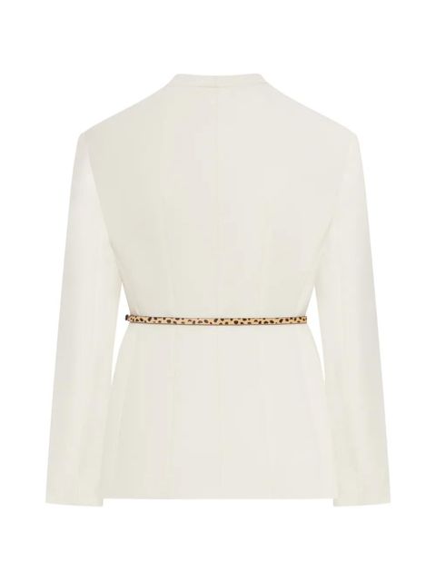 Max Mara V-neck belted jacket - Neutrals - zdjęcie produktu nr 2