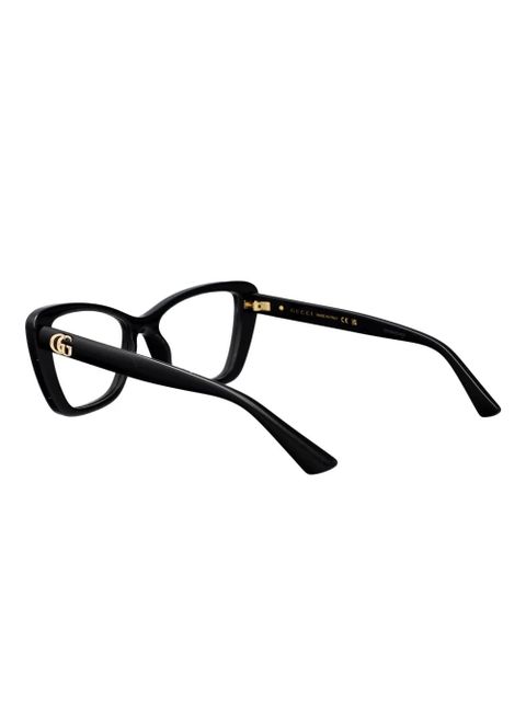 Gucci Eyewear cat-eye frame glasses - Black