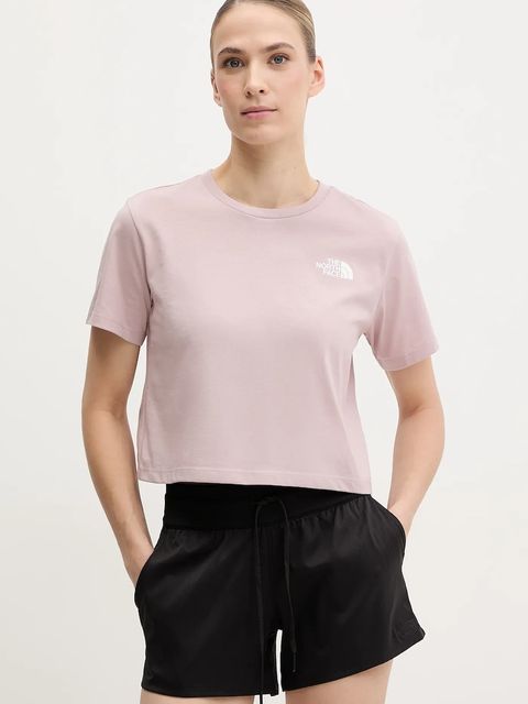 The North Face t-shirt Simple Dome Cropped Slim - zdjęcie produktu nr 2
