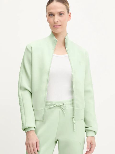 Guess bluza NEW ALLIE damska kolor turkusowy gładka V2YQ17 K7UW2