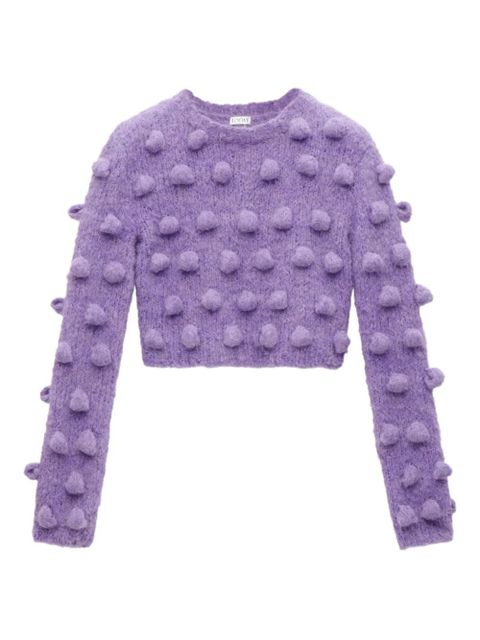 LOEWE bobble knit sweater - Purple - zdjęcie produktu nr 1