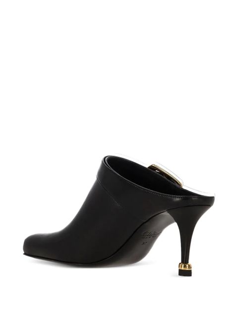 Chloé 75MM Andrea leather mules - Black - zdjęcie produktu nr 2
