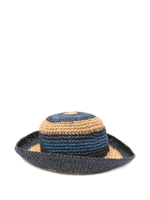 Barbour striped-pattern hat - Blue - zdjęcie produktu nr 2