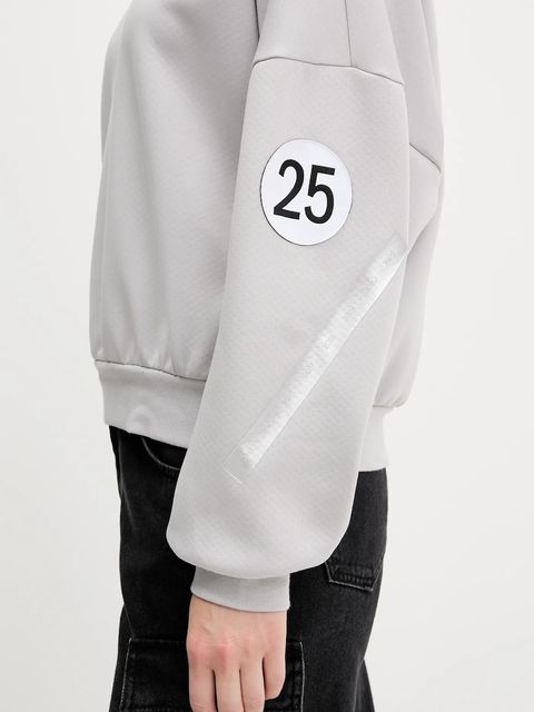 adidas bluza x Mercedes damska kolor szary z nadrukiem JW3480