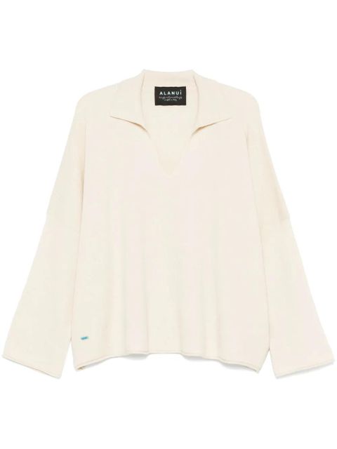 Alanui Finest polo sweater - Neutrals - zdjęcie produktu nr 1