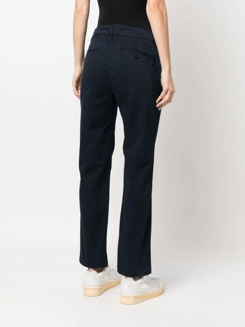 Lauren Ralph Lauren slim-fit cotton trousers - Blue - zdjęcie produktu nr 2