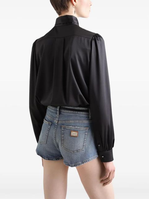 Dolce & Gabbana satin shirt - Black
