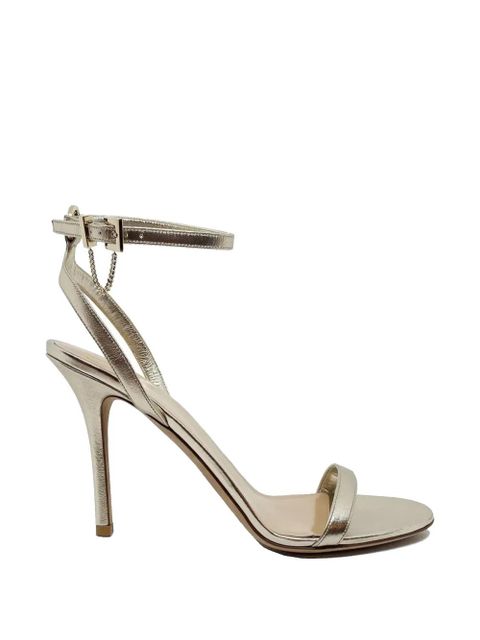 Valentino Garavani metallic-finish stiletto sandals - Gold - zdjęcie produktu nr 1