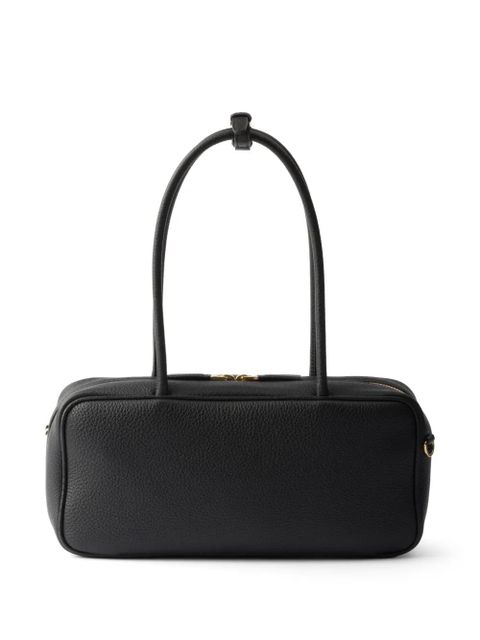 Prada leather tote bag - Black