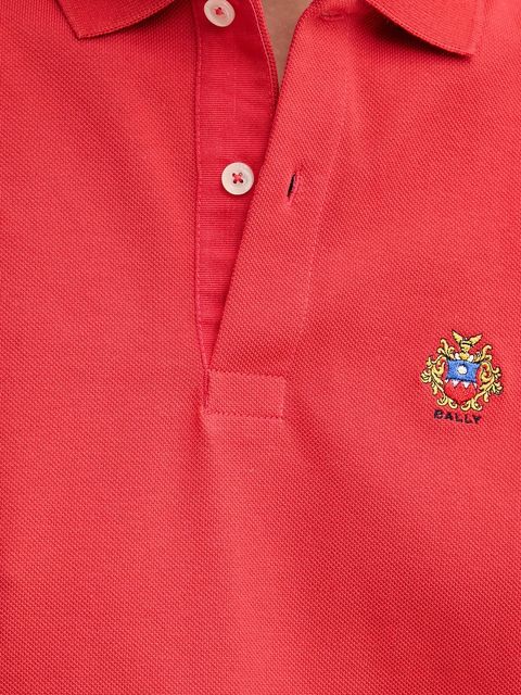 Bally polo bawełniane damski kolor czerwony WJE04R