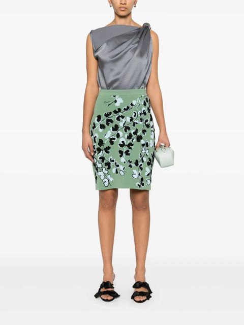 Lanvin Arpège-ring draped top - Blue - zdjęcie produktu nr 2