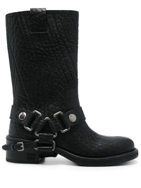 Miu Miu Moto boots - Black - zdjęcie produktu nr 1