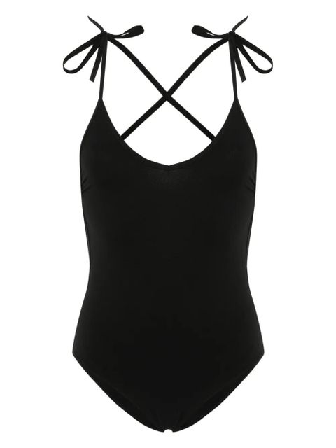 ISABEL MARANT Swan criss-cross straps swimsuit - Black - zdjęcie produktu nr 1