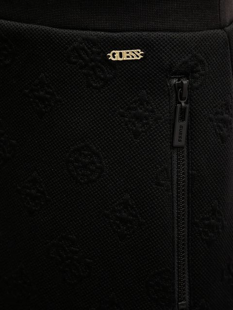 Guess spódnica PEONY kolor czarny mini prosta V5YD03 KBSL2