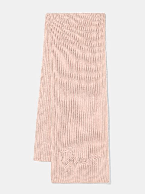 Guess szalik z domieszką wełny LEXIE damski kolor różowy gładki W5BZ19 Z3580 - zdjęcie produktu nr 1