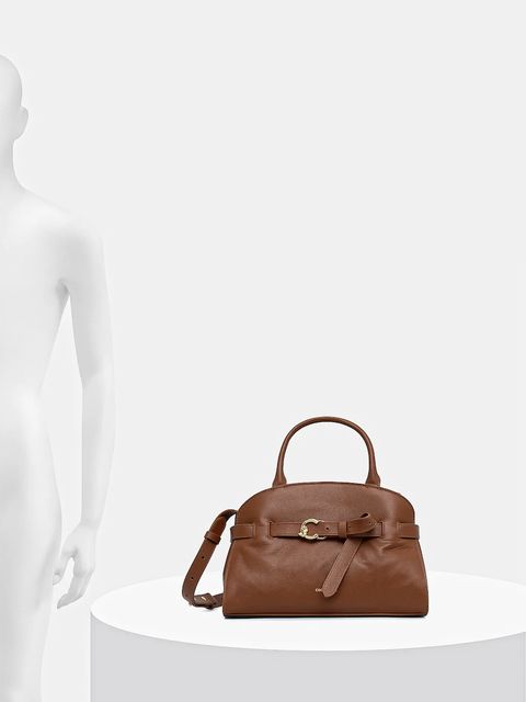 Coccinelle torebka skórzana SABINE kolor brązowy E1.TLA.18.02.01