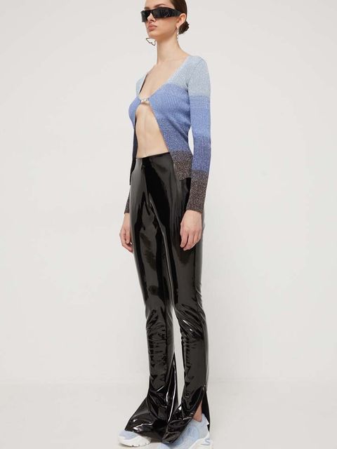 GCDS kardigan damski kolor niebieski lekki