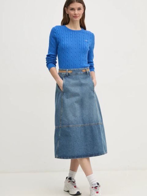 Gant sweter damski kolor fioletowy 4800100