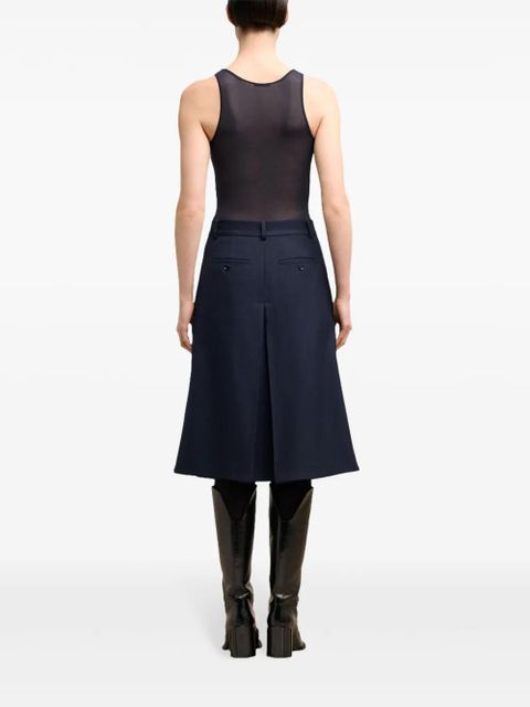 AMI Paris paneled knee-length shorts - Blue