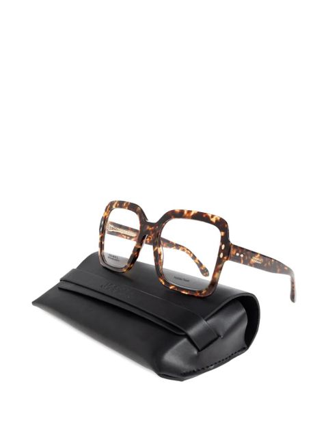 Isabel Marant Eyewear tortoiseshell-effect glasses - Brown