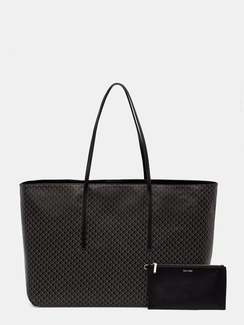 Calvin Klein torebka shopper damska z imitacji skóry - zdjęcie produktu nr 1