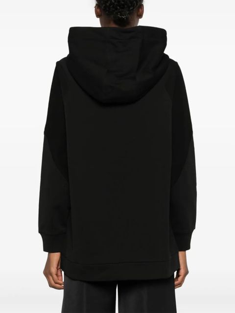 TWINSET logo-lettering hoodie - Black