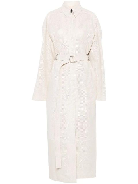 Sportmax perforated coat - Neutrals - zdjęcie produktu nr 1
