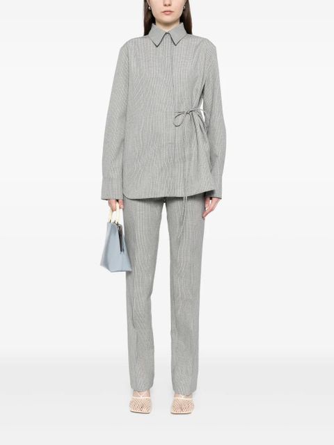 Jil Sander checked trousers - Grey - zdjęcie produktu nr 2